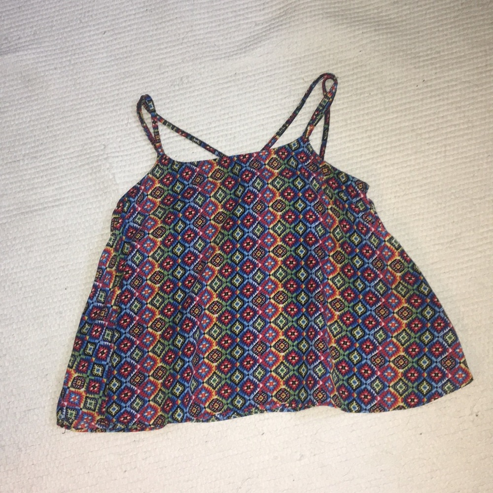 Tribal print tank top
